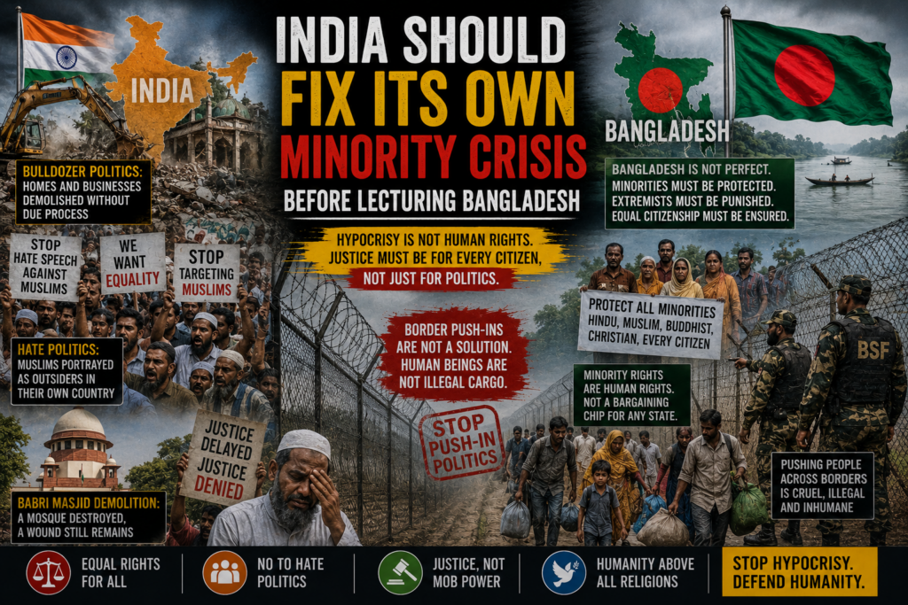 Use this image for the India Minority Crisis / Bangladesh article.