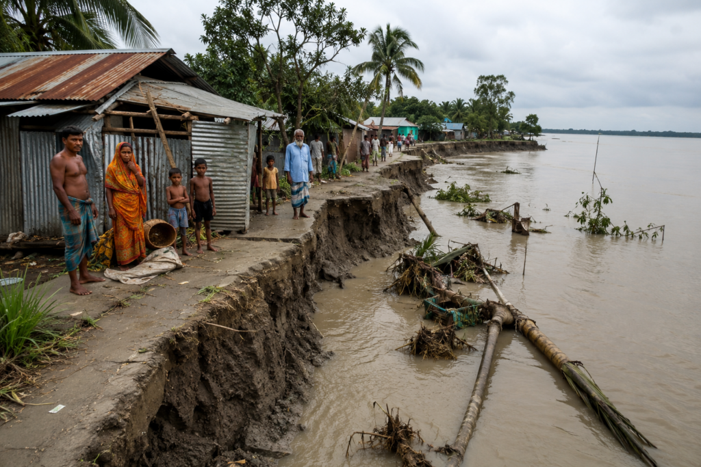 River erosion and climate damage in Bangladesh show why vulnerable countries need faster climate finance.